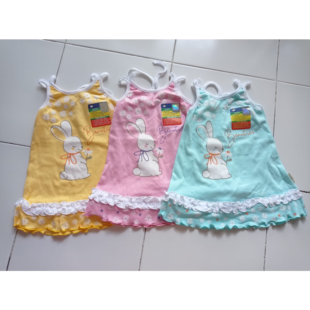 PITEKU | ROK KUTUNG BUNTUNG ANAK DRESS MOTIF CUTE RABBIT BEAUTIES KIDS PEREMPUAN CEWEK