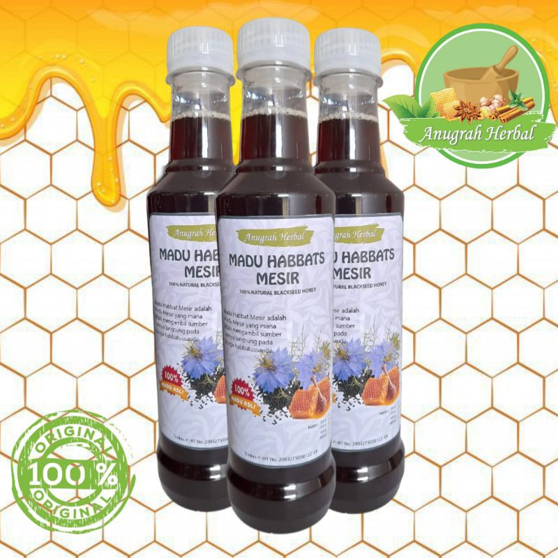 

Madu Habbats Mesir, Madu Habbatussauda Asli 100% Natural dari Mesir