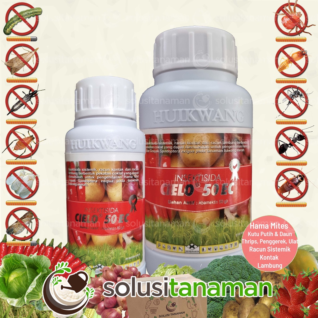 Jual Obat Hama Cielo 200ml Pembasmi Hama Thrips Kutu Putih Kutu