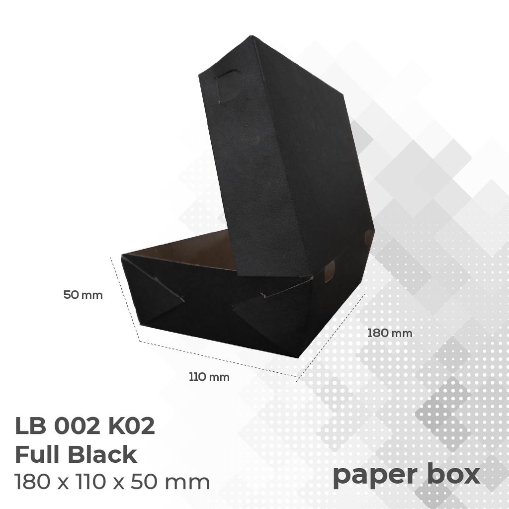 Paper Lunch Box Large Lunch Box Large (LB2K22-Laminasi)