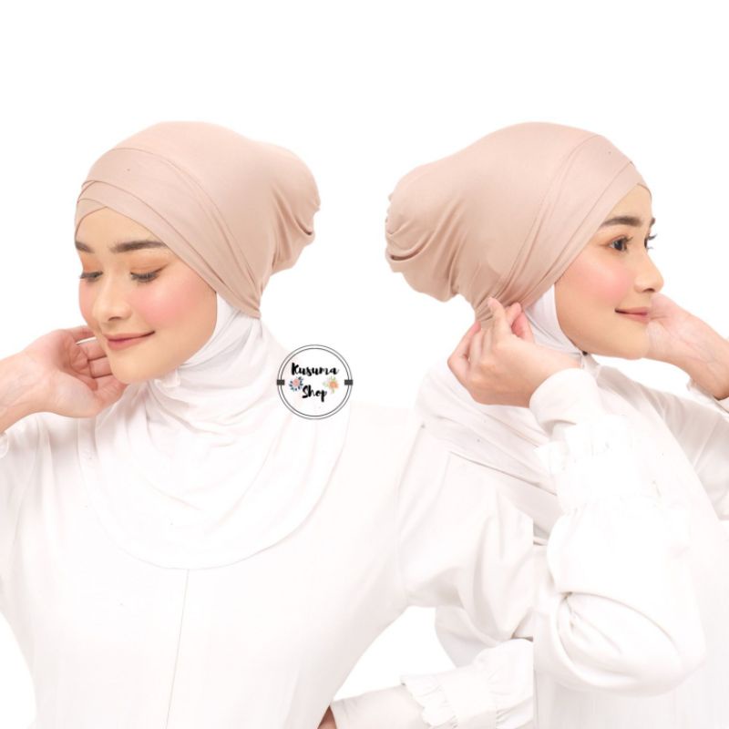 ciput zig zag- daleman hijab zig zag