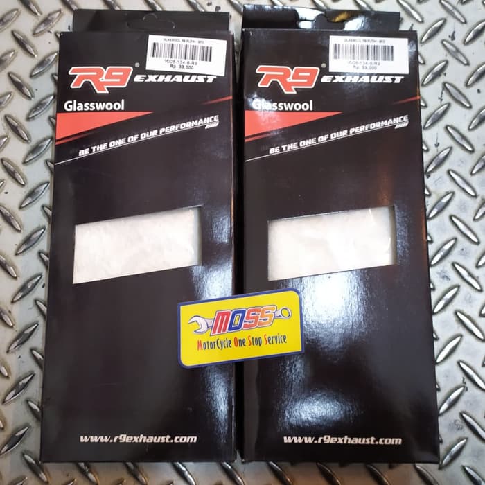 GASWOOL GLASSWOOL R9 ORIGINAL GLASSWOOL PEREDAM KNALPOT R9 GASBUL R9