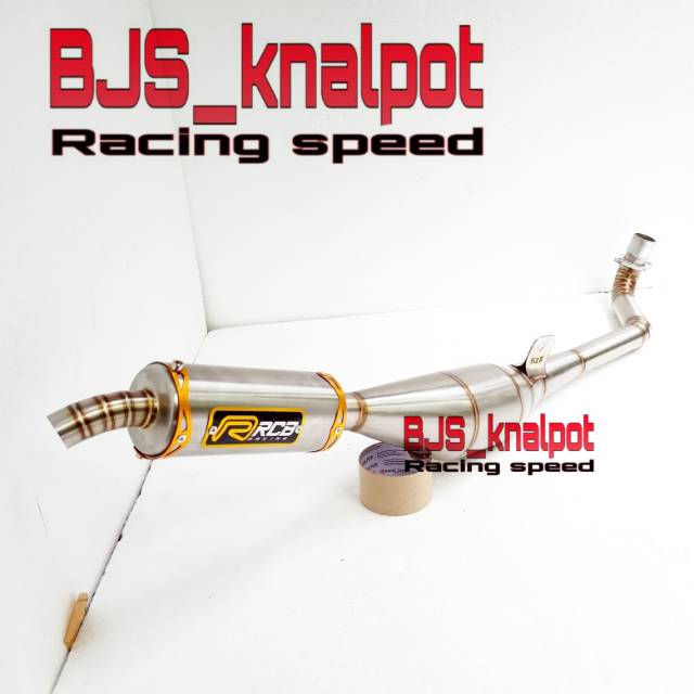 knalpot standar racing fisr/f1zr/fizr merek rcb