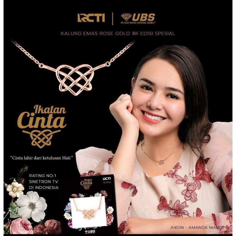 Kalung Ikatan Cinta Wanita Kalung Titanium Fashion