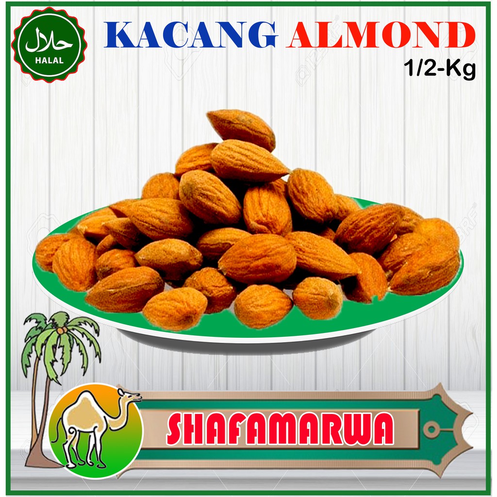 

Kacang ALMOND (500 Gram)