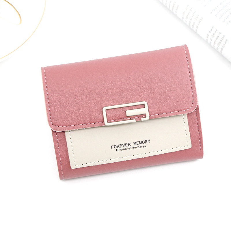 ( GS ) DOMPET LIPAT WANITA DOMPET PENDEK LUCU MIX WHITE