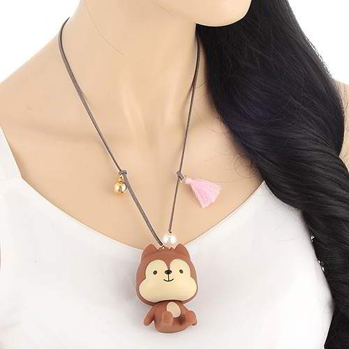 Kalung Fashion Clover Decorated Weave Design DOTS Descendants Of The Sun RADEE8