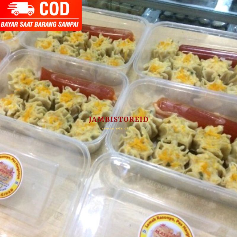 

(JAMBISTOREID) PILIH PENGIRIMAN INSTAN Paket Dimsum 8pcs Frozen Bisa Dikukus Ditumis Non MSG Menu Diet Sehat Bumil Busui Bergizi Frozen Food Full Udang Ayam Jambi
