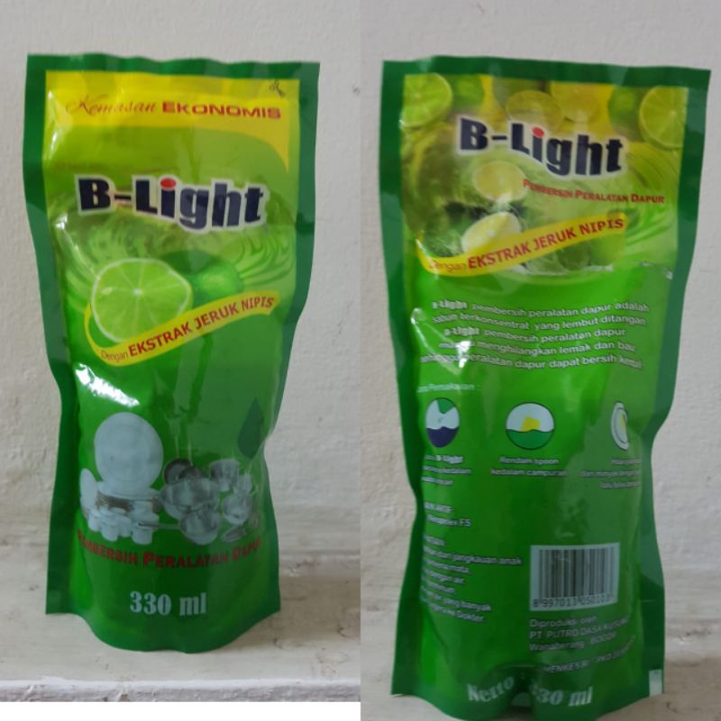 Sabun Cuci Piring B-Light 330ml Sabun Jeruk Nipis