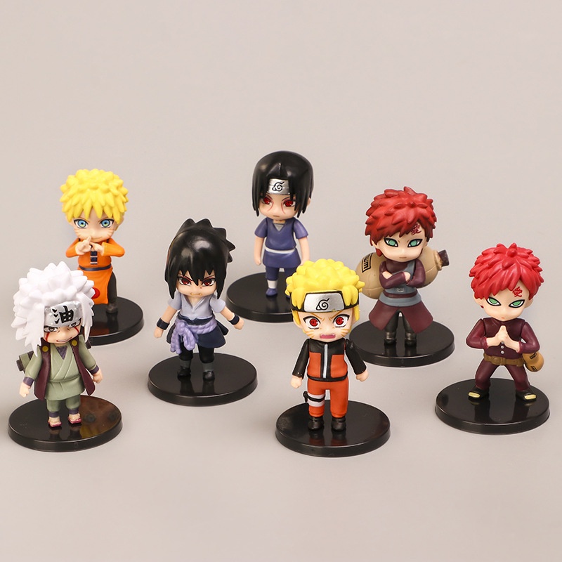 Action figure Naruto Kakashi Gaara Sasuke Itachi Untuk Koleksi