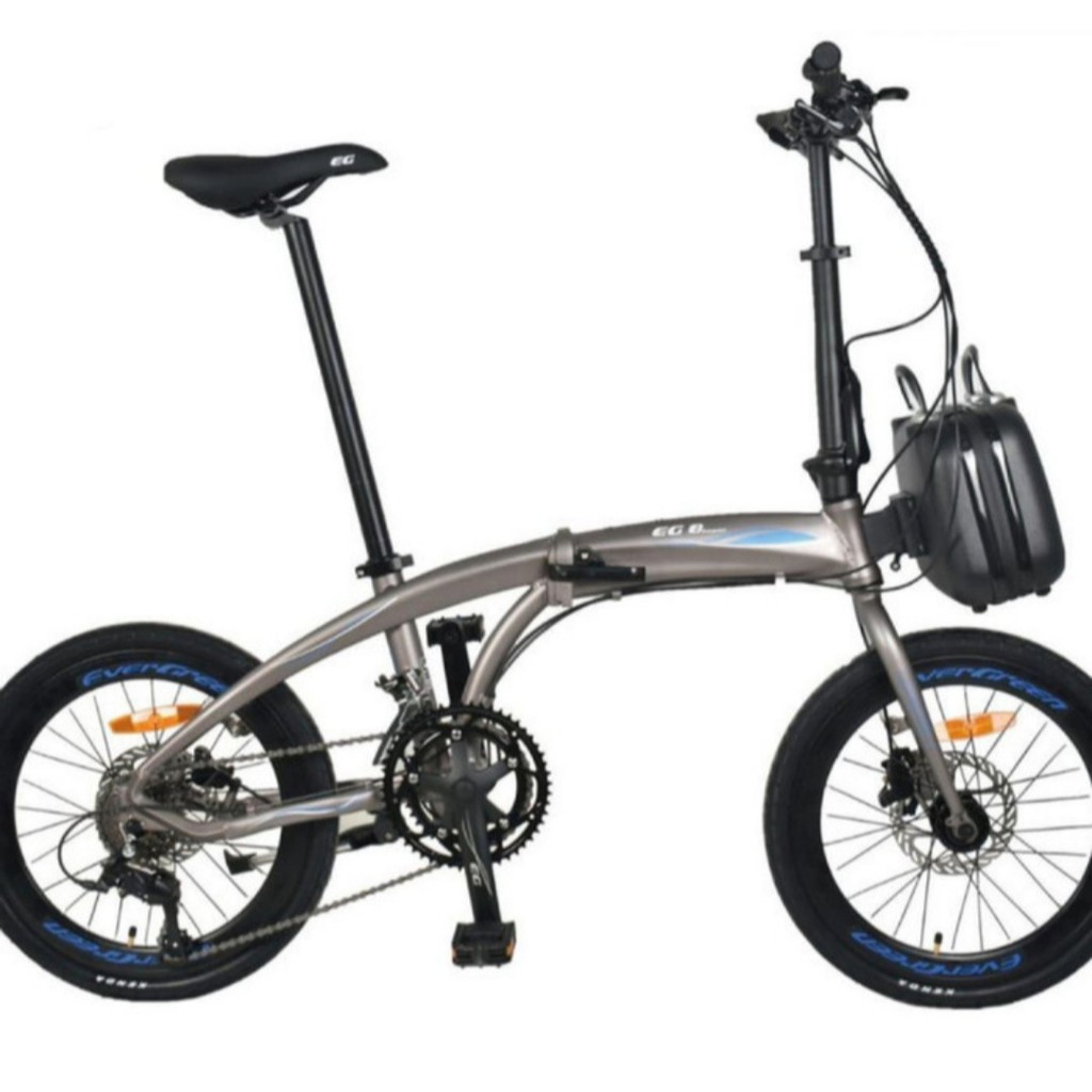 Sepeda Folding Lipat 20 EVERGREEN EG 9 EDGE Alloy 18 Speed Hidrolik