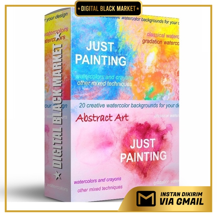 20 Abstract Watercolor Backgrounds - JPEG Ultra HD