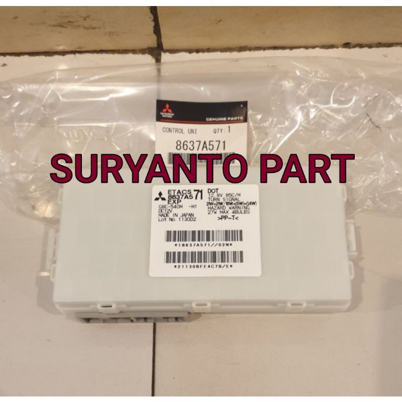 Etacs Control Unit Time Alarm Mitsubishi Triton KB4 8637A571(Original)