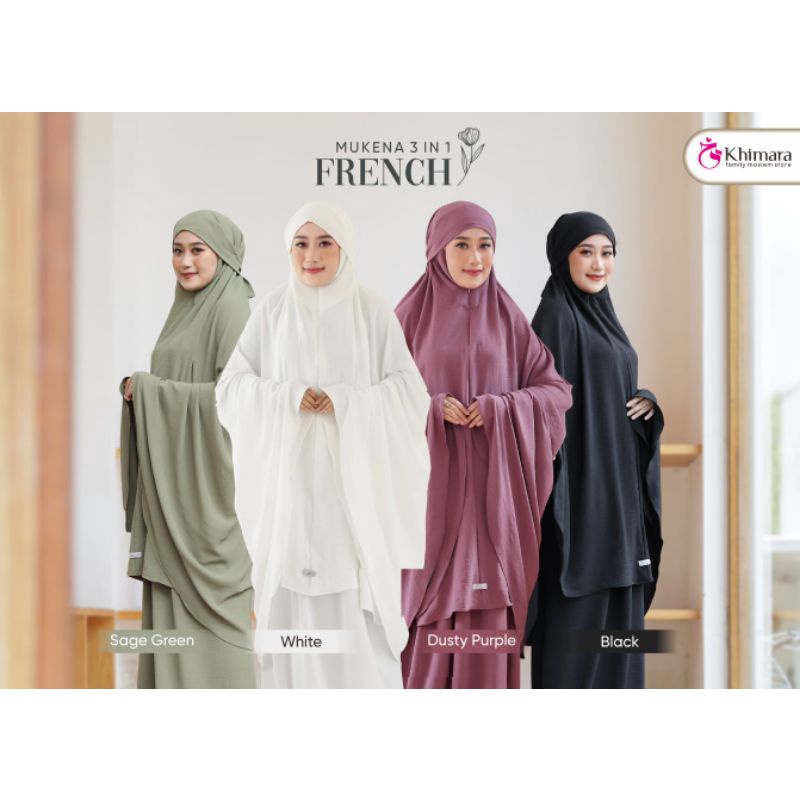 [KHIMARA] MUKENA FRENCH 3in1
