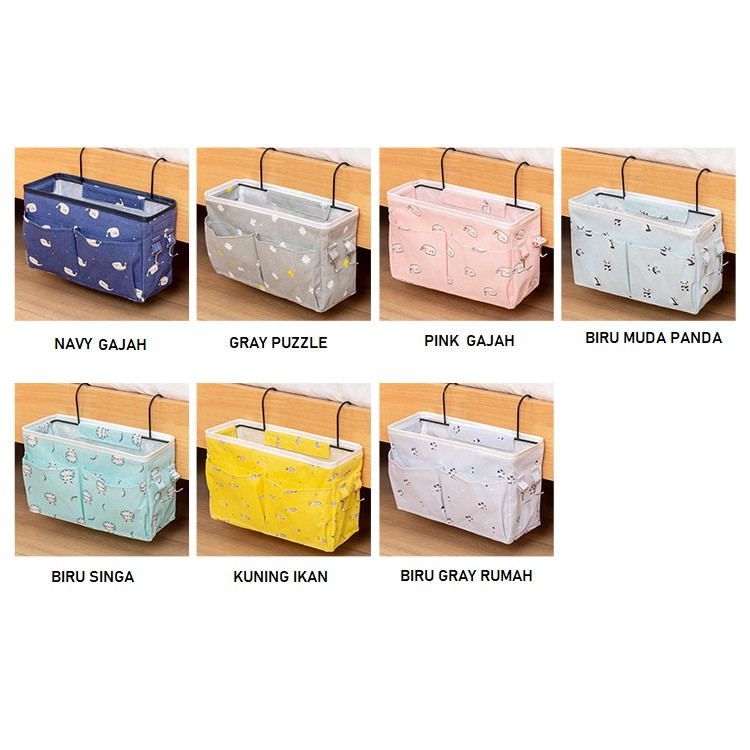 Swopply HL0226 Tas Penyimpanan Gantung Organizer Bedside Storage Serbaguna Tas Gantung