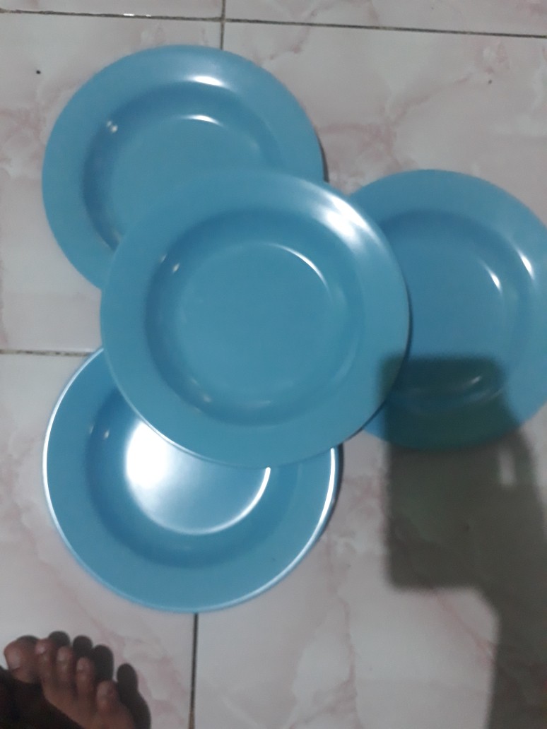 Piring Melamin Golden Flying Fish 0917