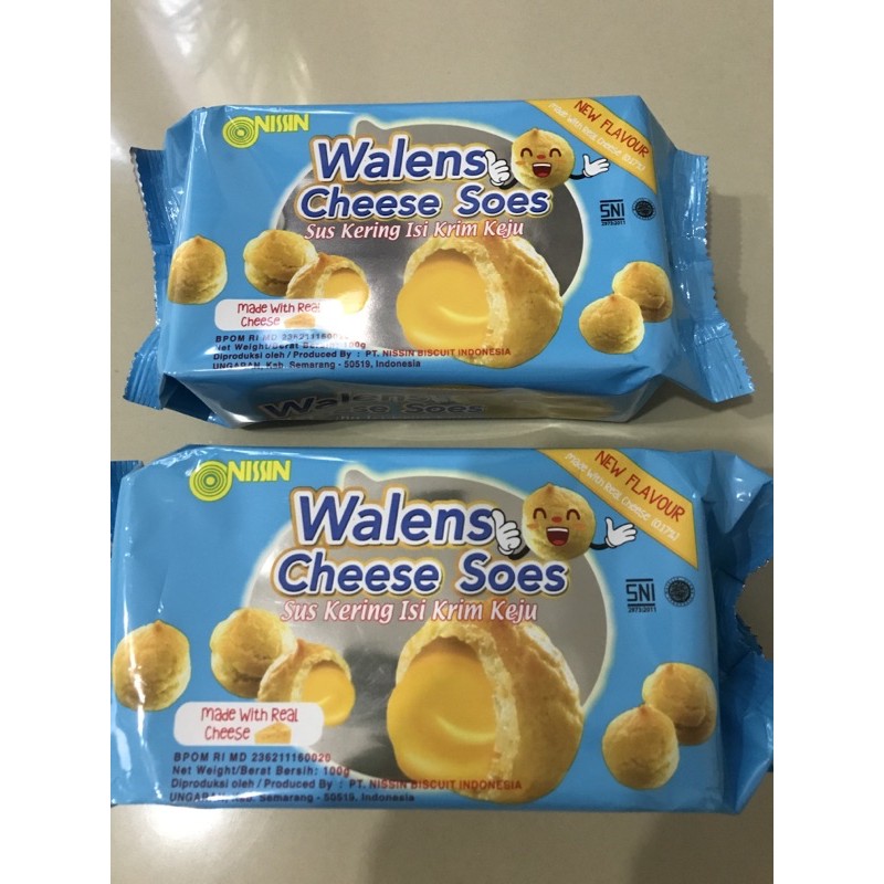 

NISSIN WALENS CHEESE SOES 100 gram KEJU