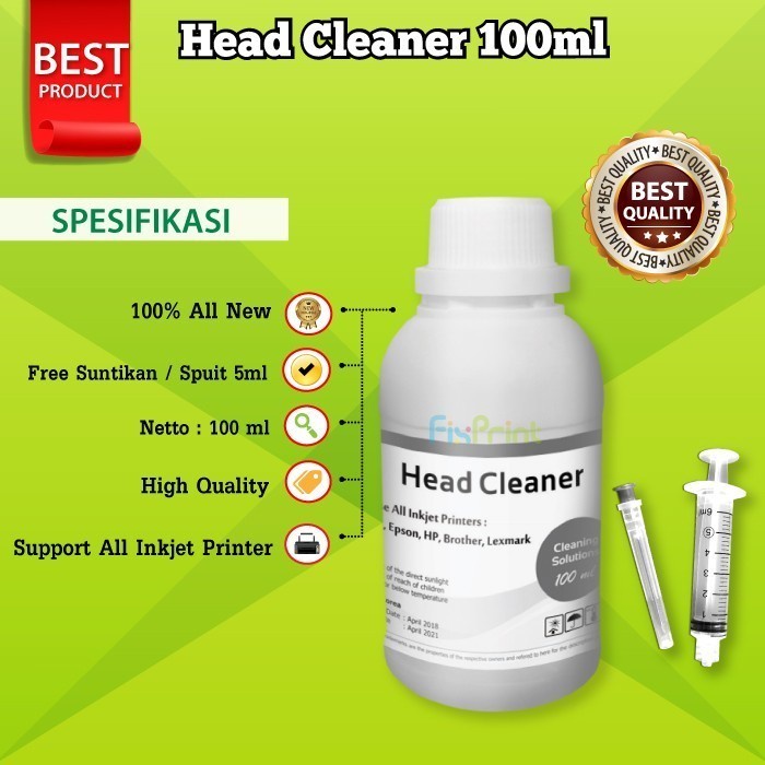 Head Cleaner Pigment Printer EPSN XP CNON Cleaner Pigmen 100ml