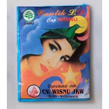 

jamu Cantik Luar dalam cantik L D cap Wisnu