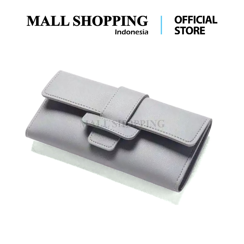 (COD) Dompet Lipat Wanita Dompet Panjang Impor Fashion MALL SHOPPING