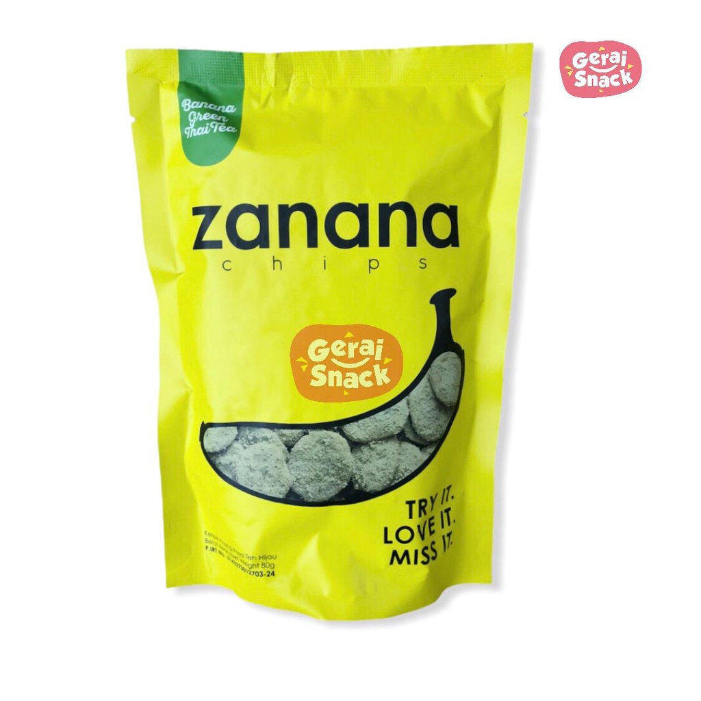 Keripik Pisang Zanana Chips Kemasan Small Bumbu Tebal dan Renyah 80g