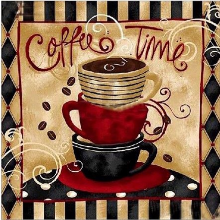 DIY Full Drill Diamond Painting - 5D Coffee Time Stitch Kit