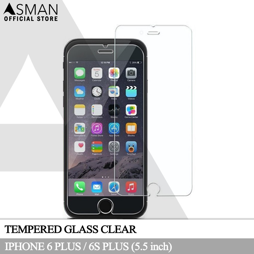 Tempered Glass iPhone 6 Plus / 6s Plus (5.5&quot;) | Anti Gores Pelindung Layar Kaca - Bening