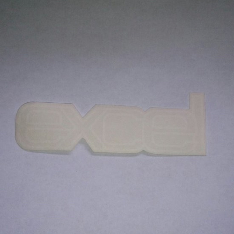 

sticker tulisan excel putih
