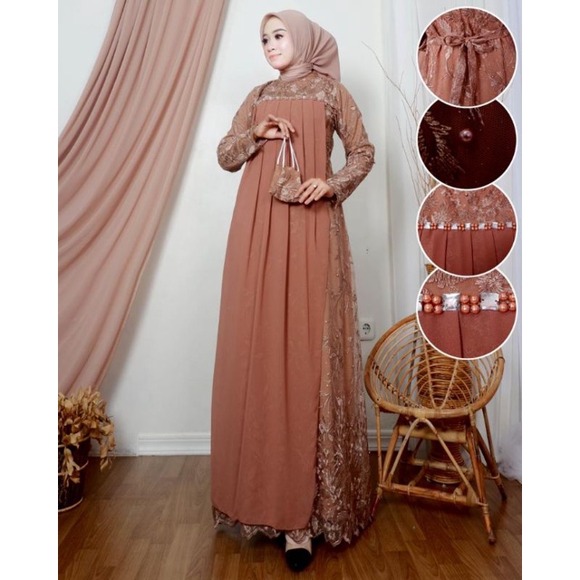 Gamis Putri Tasya Mandalika Original Butik