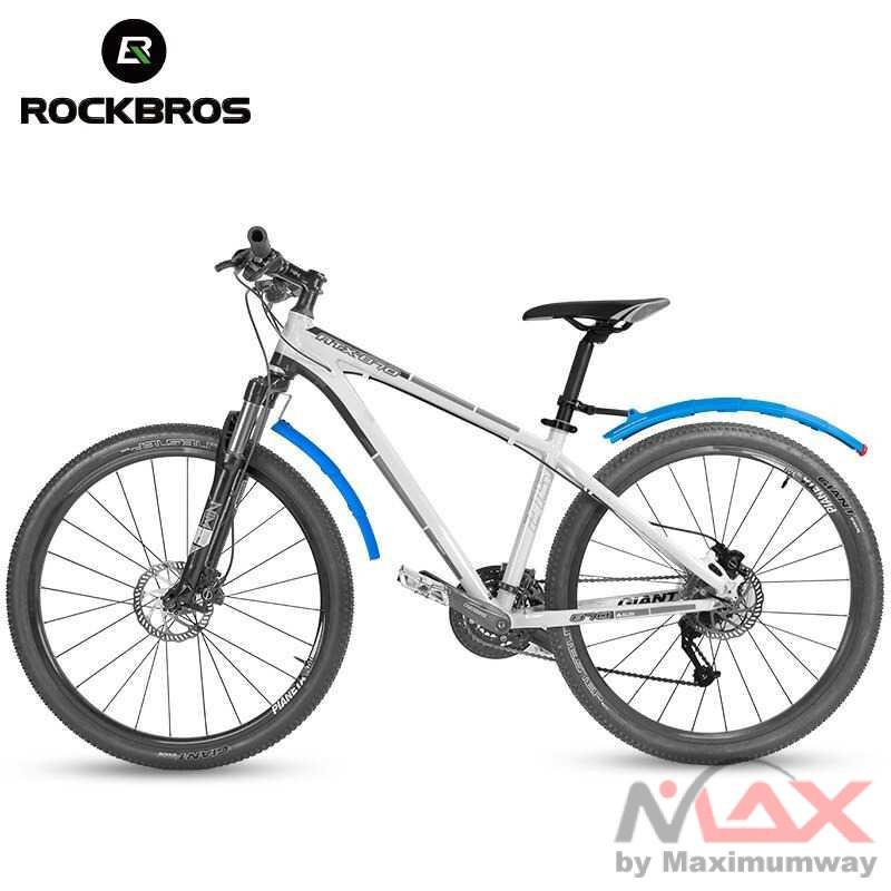 Spakbor Sepeda Rockbros Spakbor Sepeda Telescopic Fender Tail Light - DNB-1001 Warna Hitam