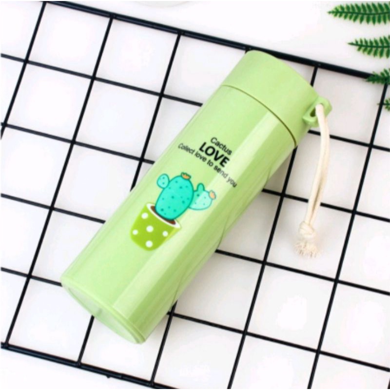 Botol Minum / tumbler kaca lapisan luar plastik, botol minum olahraga, my bottle, botol isi ulang, tumbler murah