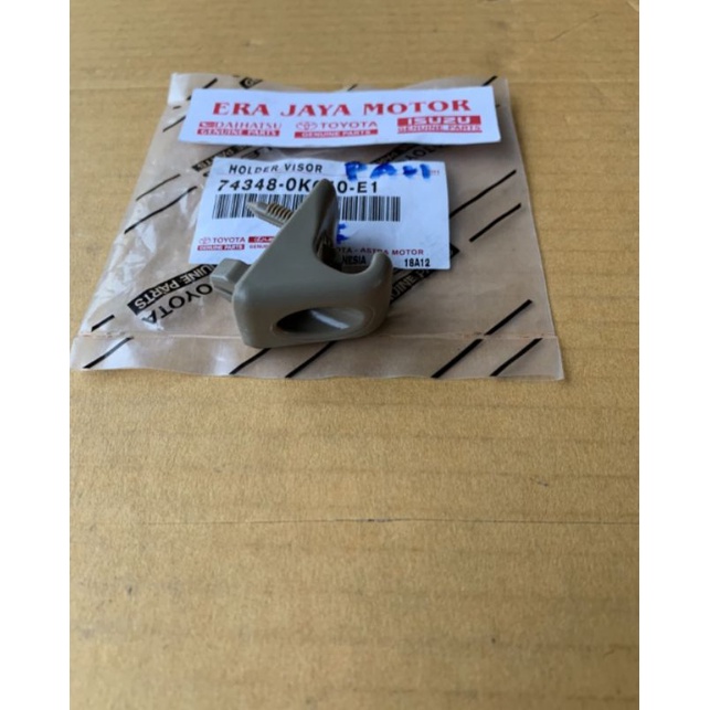 Klip Clip Holder Sunvisor Sunfisor Visor Fortuner 2008 2009 2010 2011 2012 2013 2014 2015 Original O