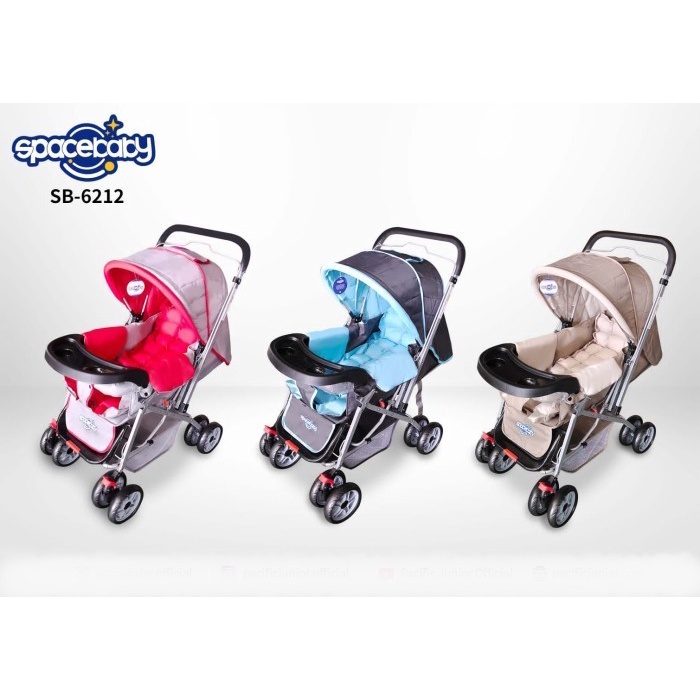 BABY STROLLER SPACE BABY SB 6212 SB 6215 SB 6217 SB 214 KERETA DORONG BAYI SPACEBABY GAGANG HADAP DEPAN BELAKANG SB6212 SB6215 SB 6217 SB214