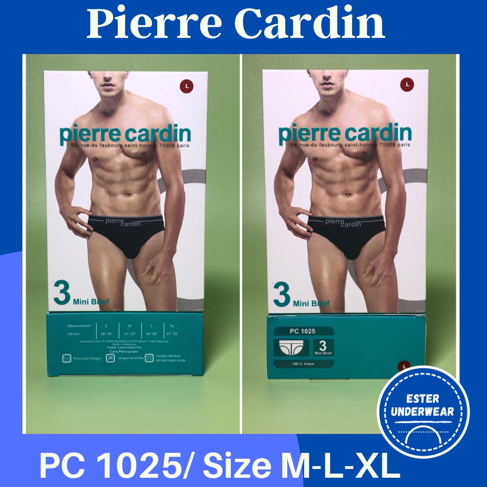 Celana Dalam Pria PIERRE CARDIN PC 1025 ISI-3 PCS bahan Katun