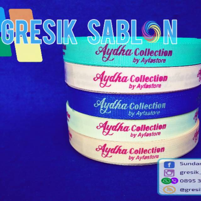 

Label Grosgrain ukuran 1,25 cm