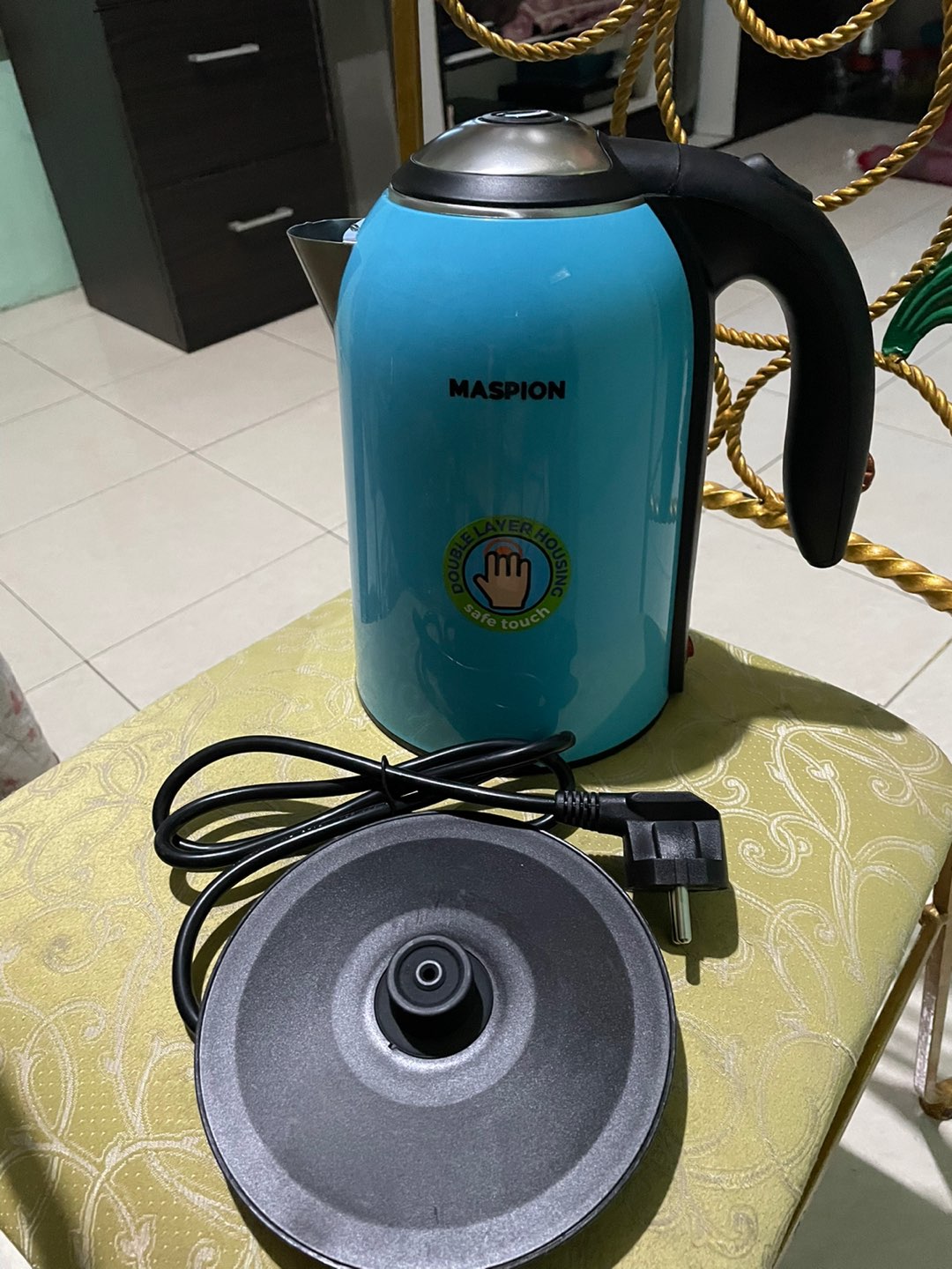Maspion Msp Mek-1701pl Electric Kettle Teko Listrik Bisa Mode Keep Warm Kapasitas 1.7l Mek 1701 Pl