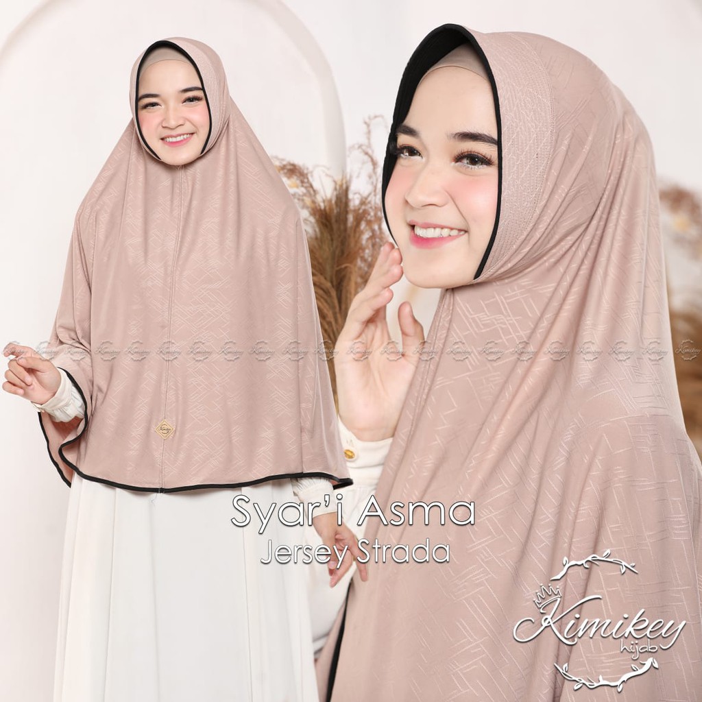 Jilbab Instan Jumbo list Syarí Azma  By Kimikey-CREAM