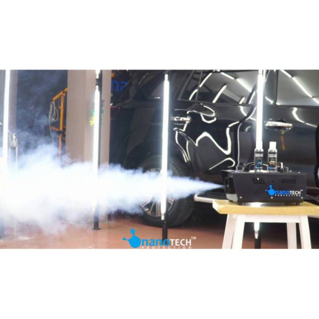 Cairan Fogging Mobil - nanoTECH PROTECTION - Liquid Fogging Mobil - HEALTHY AIR FUMIGATION - Liquid Fogging Anti Virus - Cocok Untuk Semua Mesin Fogging Mobil