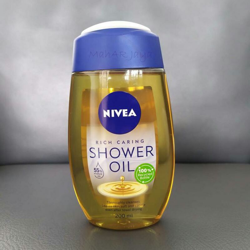 Nivea Shower Oil Rich Caring Import Eropa
