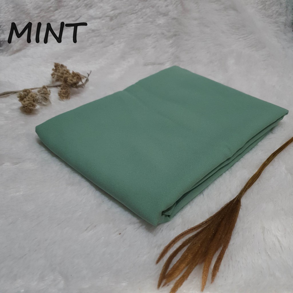 Pashmina Tali 200cm Diamond Italiano 75x200cm Pasmina Pastal Jumbo-mint