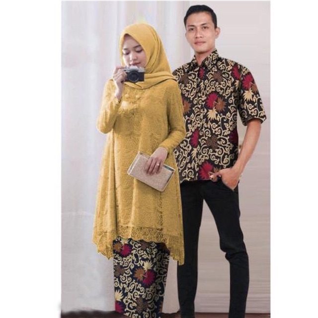 Ready 3 wrna JC Cp Tunik sofie / Couple Tunik Safitri / Baju pasangan batik kebaya