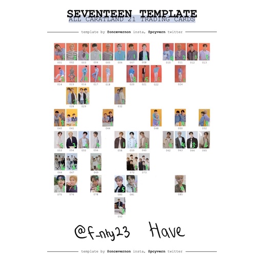 Trading Card (TC) Seventeen Caratland 21 / Carland 2021
