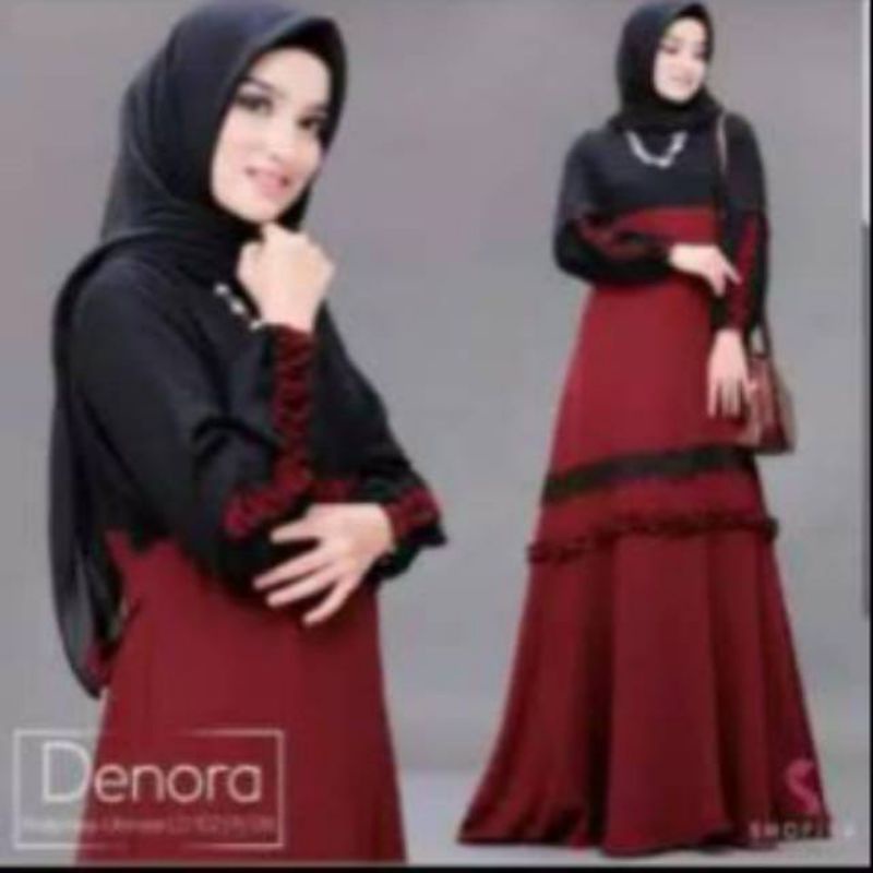 Denora serut maxi fashion muslim remaja