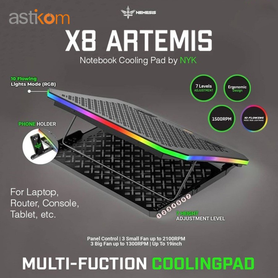 Coolingpad Cooling pad NYK Nemesis X8 ARTEMIS