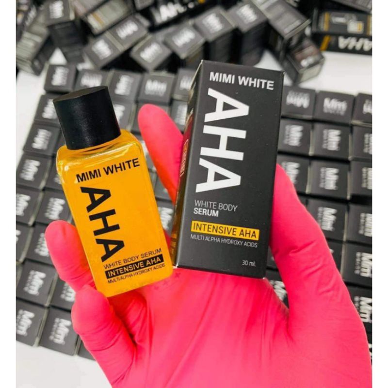 AHA BODY BOOSTER  / MIMI WHITE AHA BODY SERUM DAN BODY LOTION / ORIGINAL / BPOM