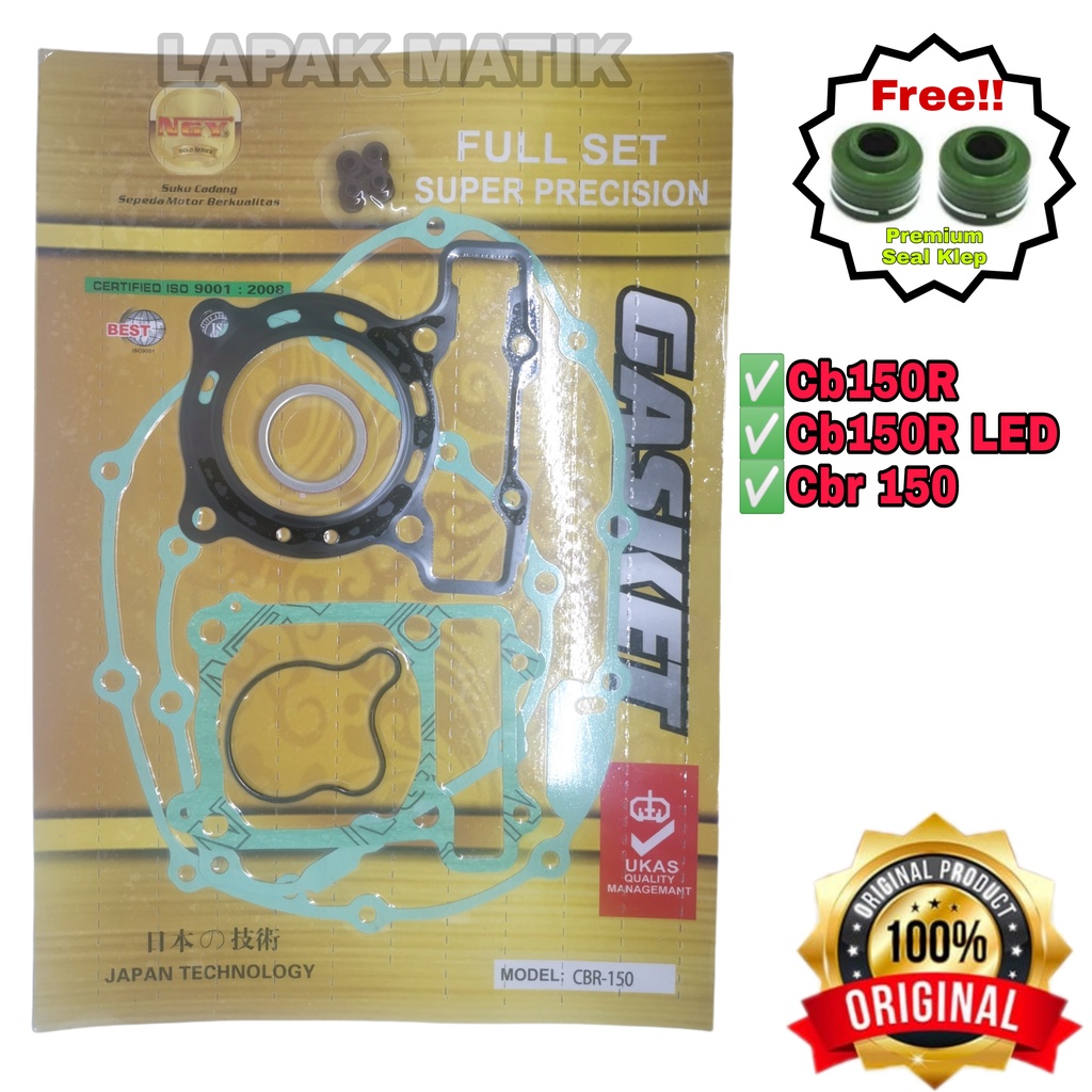 Paking Gasket FULLSET CB150 R CBR150 CB150R LED Nagoya Gold full set perpak packing