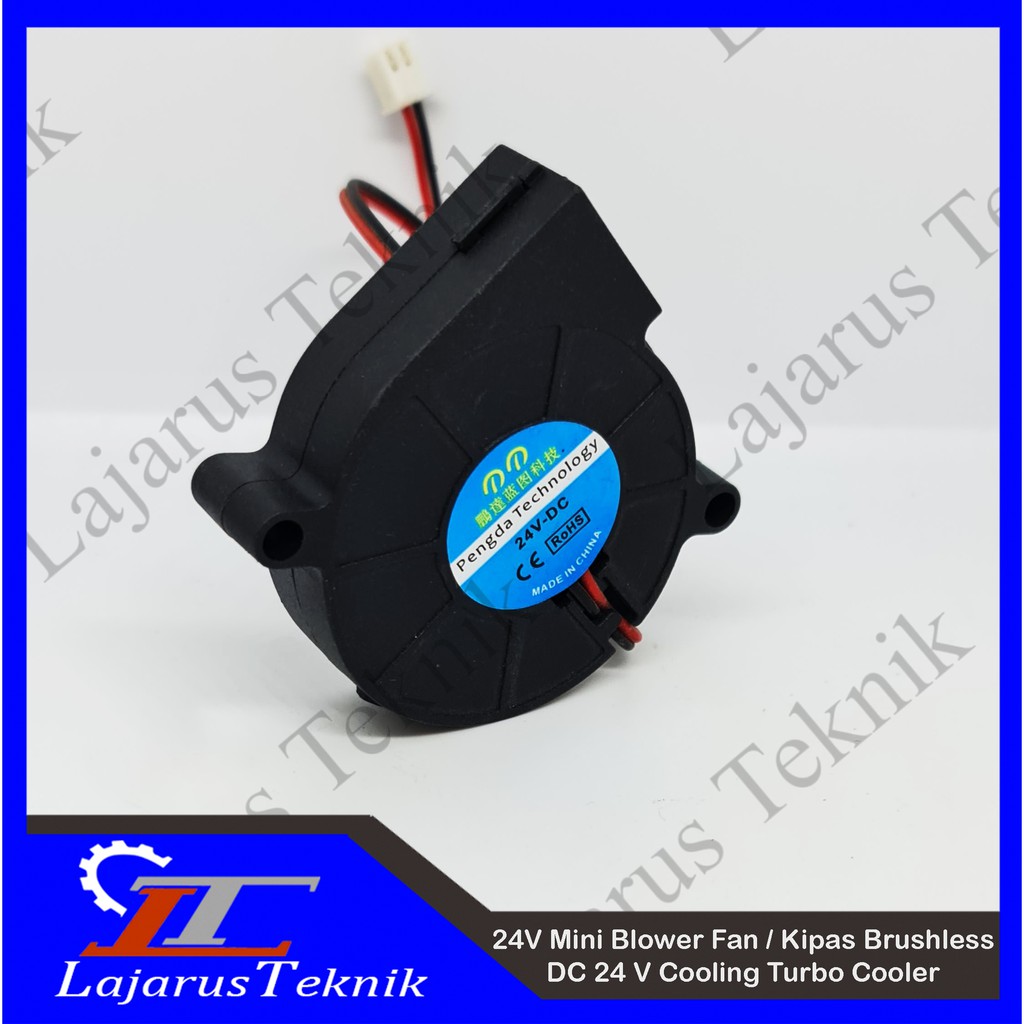 24v Mini Blower Fan Kipas Brushless Dc 24 V Cooling Turbo Cooler Shopee Indonesia