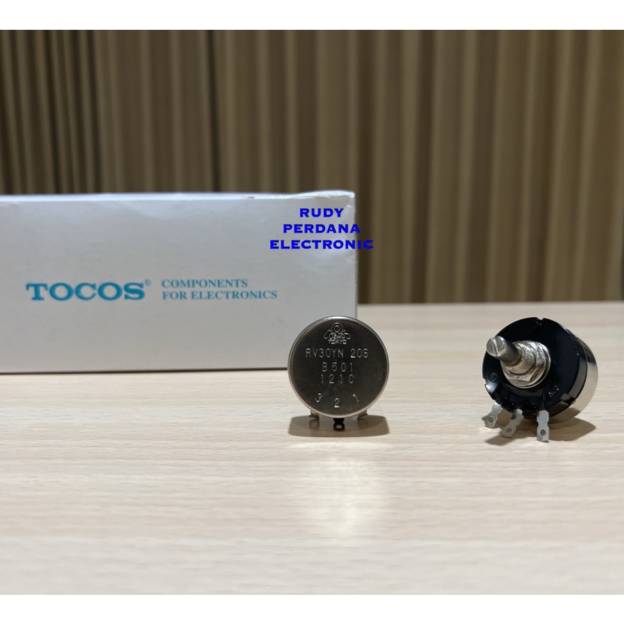 POTENSIO COSMOS WIRE WOUND RV30YN 20S 2W 2 WATT B301 300 B501 500 B102 1K B302 3K B502 5K B103 10K B203 20K OHM Ω