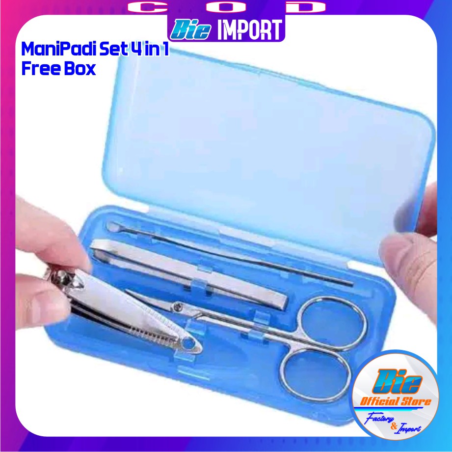 isi 6 PADICURE MANICURE Set / Meni Pedi Impor