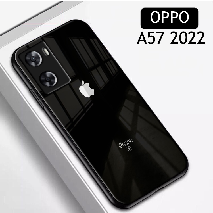 (SC83) Softcase Glass Kaca A57 2022 - Kesing Hp - Softcase Glass Hp  A57 2022 - Softcase Kaca A57 20